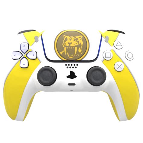 Morphin Time Yellow – PS5 – Custom Controller – Controller Chaos