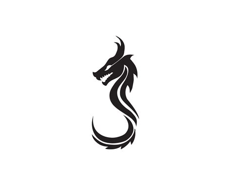 Dragon logo icon vector 579934 Vector Art at Vecteezy