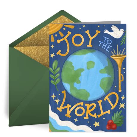 Joy to the World | Christmas Cards, Holiday Cards, Free eCards | Punchbowl