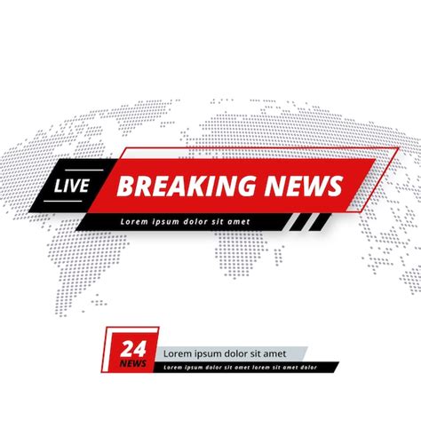 Breaking News Template Editable