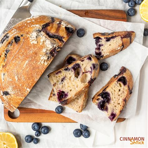 Lemon Blueberry Sourdough Bread - Rustic Sourdough | VIDEO