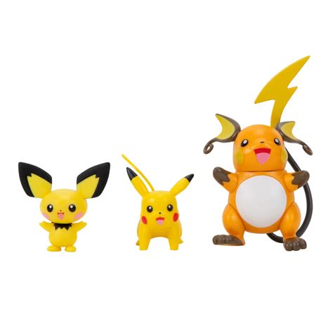 POKEMON - Pichu, Pikachu, Raichu - Multipack Evolution : ShopForGeek ...