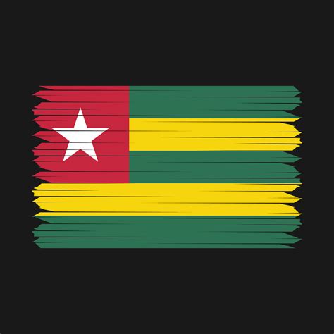 Togo Flag Brush 21586656 Vector Art at Vecteezy