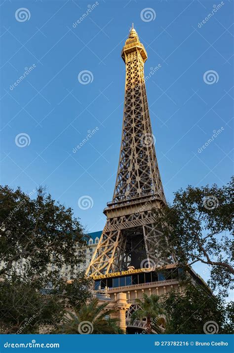 Paris Las Vegas Eiffel Tower Editorial Photo - Image of united, eiffel ...