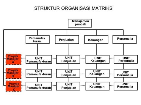 Contoh Organisasi Matriks Membuat Struktur Organisasi Dan Job Images