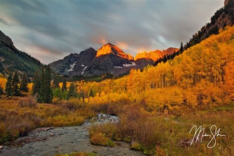 Fiery Sunrise at the Maroon Bells | Maroon Bells, Aspen, Colorado ...