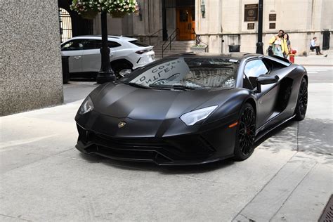 Lamborghini Aventador Roadster Matte Black