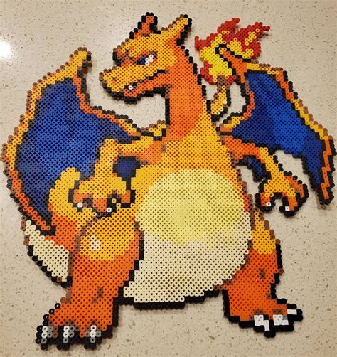 Pokemon Charizard Pixel Art - Etsy Canada