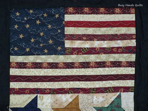 Busy Hands Quilts: American Flag Wall Hanging in Thimbleberries