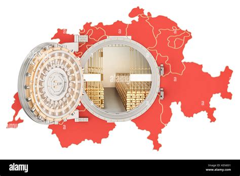 Switzerland gold map Cut Out Stock Images & Pictures - Alamy