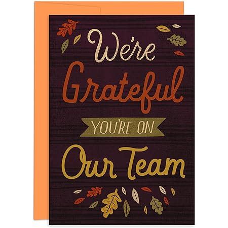 Amazon.com : Hallmark Business Thanksgiving Card for Employees ...