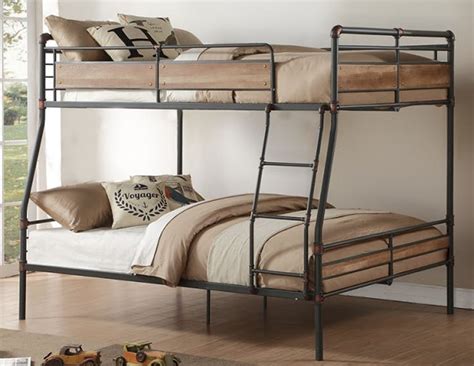 Ballard Industrial Metal XL Bunk Beds