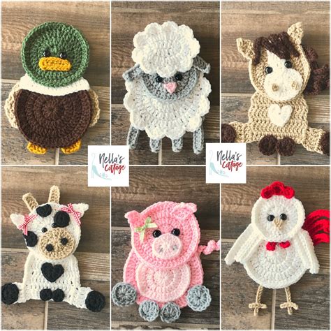 Crochet Pattern Farm Animal Patterns INSTANT PDF DOWNLOAD - Etsy