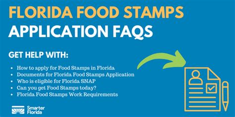 Florida Food Stamps Application FAQs - Smarter Florida