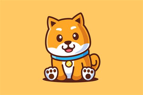 Shiba Inu Dog Sit Cartoon Character Grafik Von Rexcanor · Creative Fabrica