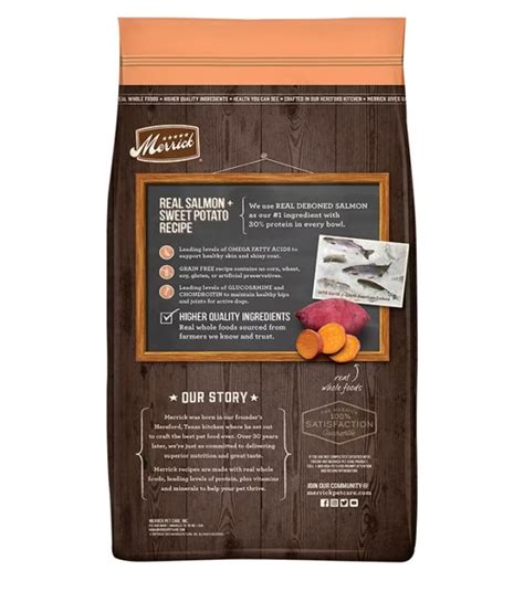 Merrick, Grain Free Salmon & Sweet Potato Recipe Dog Food - Wilco Farm ...