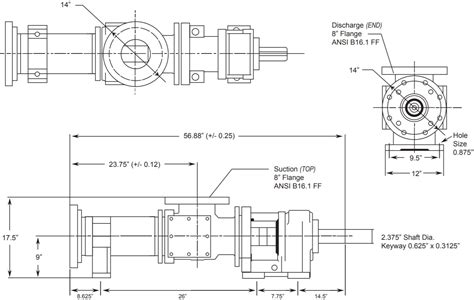 Progressive Cavity Pump Technical and CAD Drawings