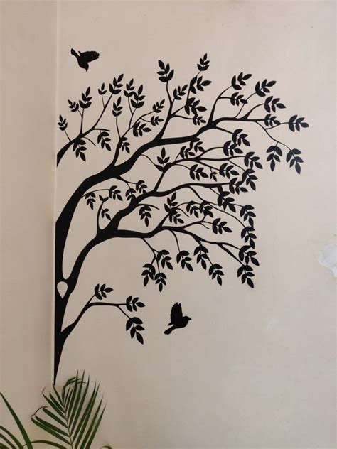 Tree branch wall stencil original floral stencil natural wall stencil ...