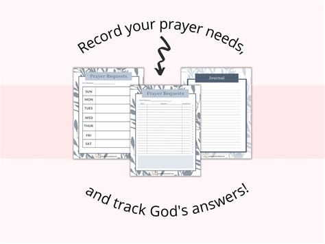 Daily Prayer Journal Prayer Journal for Women Prayer Journal Printable ...