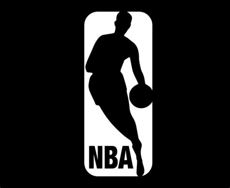 Download NBA Logo Symbol Black And White Design America basketball ...