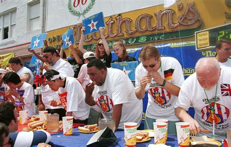 It's nearly time for the 2020 Nathan's Hot Dog Eating Contest. Here's ...