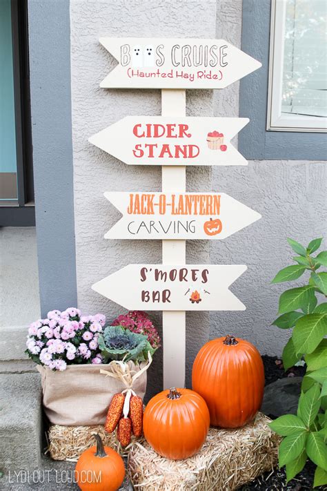 Fall Festival Sign Tutorial: Fall Porch Decor - Lydi Out Loud