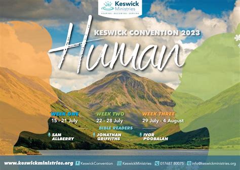 2023 Convention: Human - Keswick Ministries