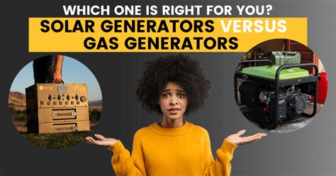 Portable Solar Generators vs Gas Generators: Which One is Right for You ...