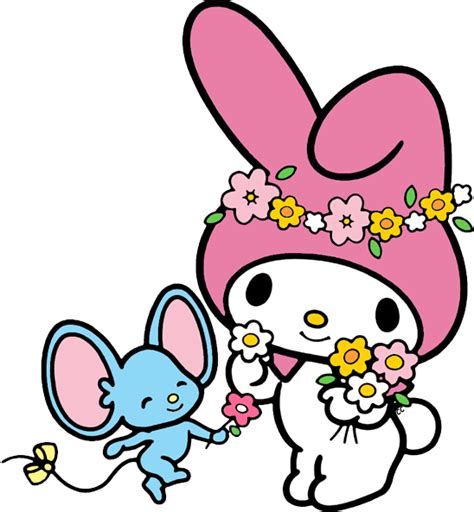 Download My Melody Clip Art Cartoon - My Melody Coloring Pages - Png ...