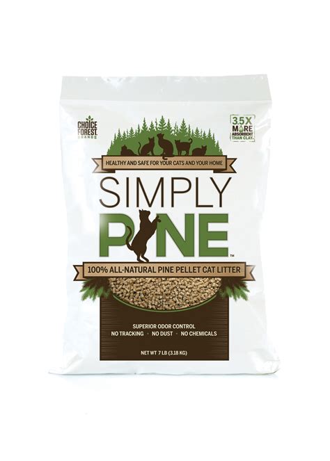 Simply Pine Natural Pellet Cat Litter | Cat | Litter & Accessories ...