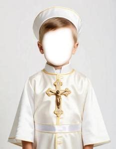 Catholic Baptism Outfit. Face Swap. Insert Your Face ID:1229073