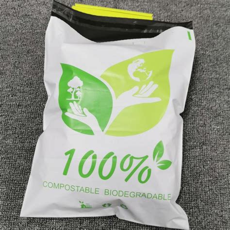 Cornstarch Made Biodegradable Compostable Courier Mailing Plastic ...