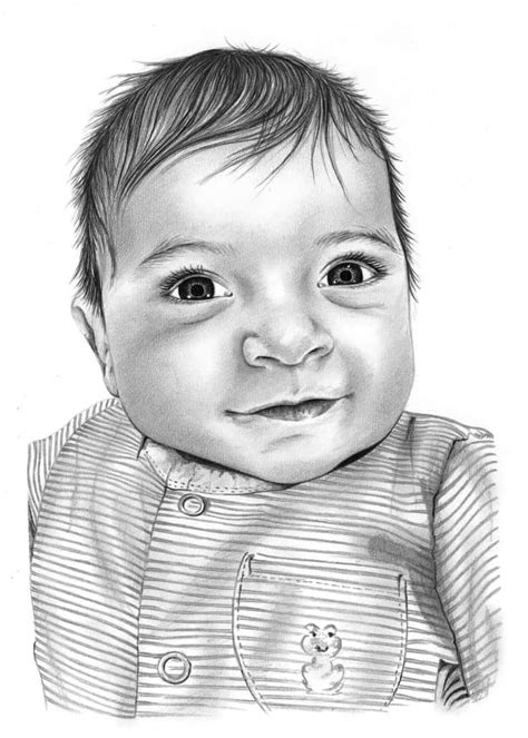 Baby Pencil Drawing