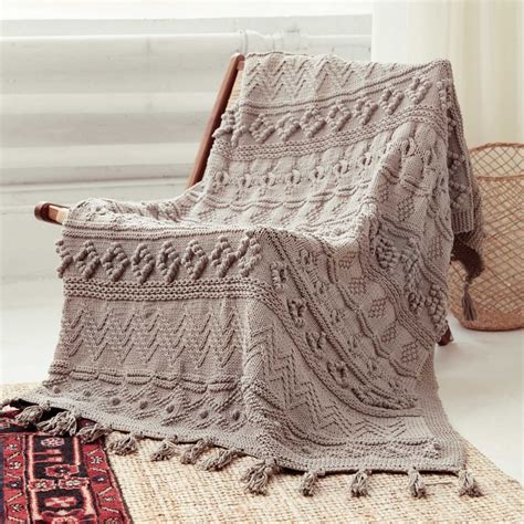 Over 300+ Free Blanket, Afghan and Throw Knitting Patterns (335 free ...