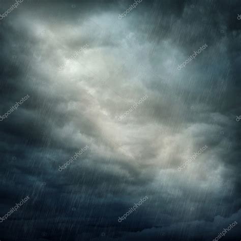 Dark clouds and rain — Stock Photo © egal #11971541