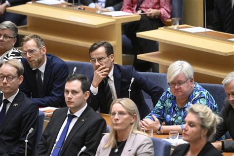 Swedish parliament votes in first far-right backed PM in its history ...