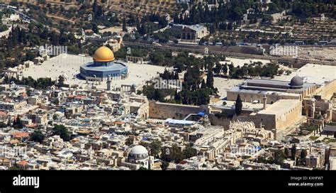 Jerusalem, Old City - Israel, Aerial View Stock Photo - Alamy