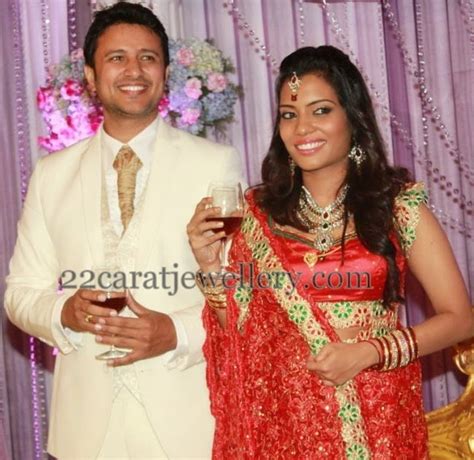 Actor Raja Wedding Reception - Jewellery Designs