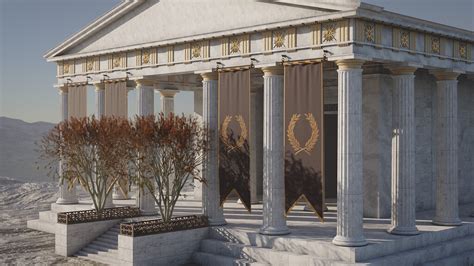 Doric order temple - Finished Projects - Blender Artists Community