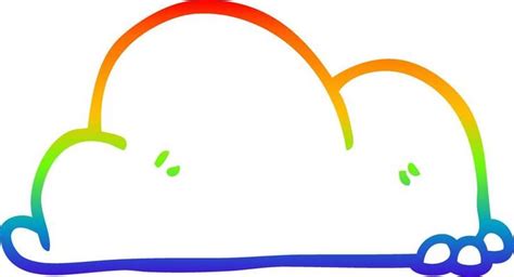 Rainbow Line Drawing Vector Art, Icons, and Graphics for Free Download