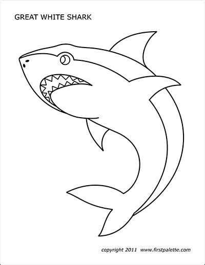 Whale | Free Printable Templates & Coloring Pages | FirstPalette.com