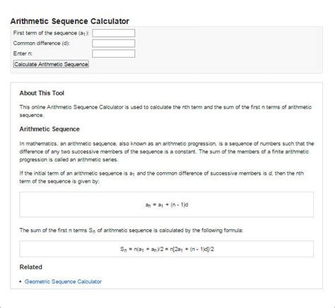 Solve arithmetic sequence calculator - noblesaki