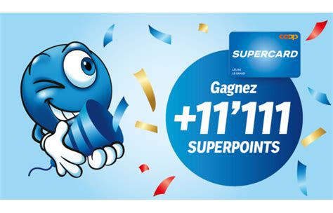 Concours : Gagnez pas moins de 11 111 superpoints Coop Supercard ...