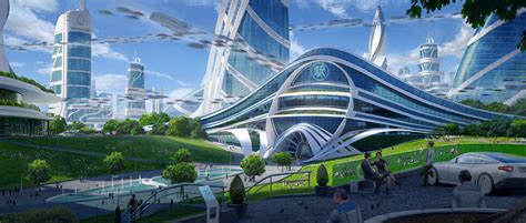 ArtStation - Train Station in Utopia, Jasza Dobrzanski