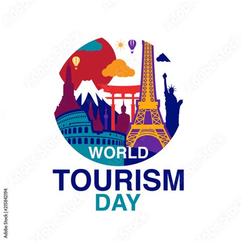 World Tourism Day logo template vector illustration - Buy this stock ...