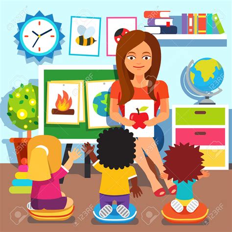 kids sitting with teacher clipart 20 free Cliparts | Download images on ...