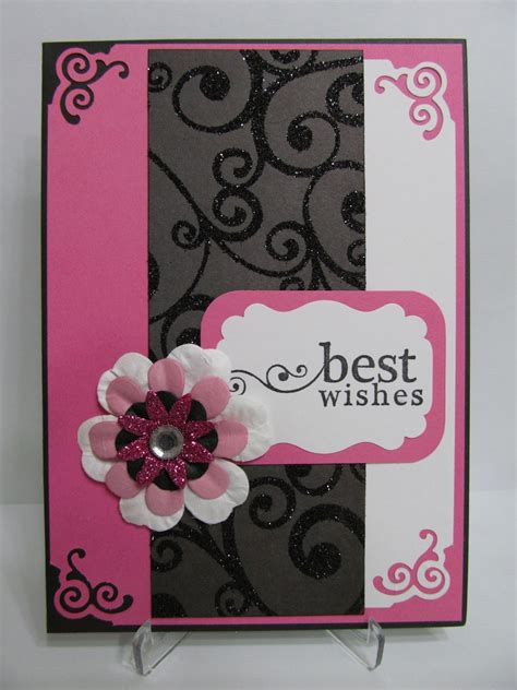 Savvy Handmade Cards: Best Wishes Card