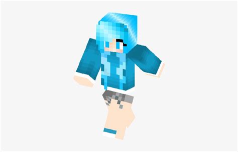 Minecraft Blue Skin Template