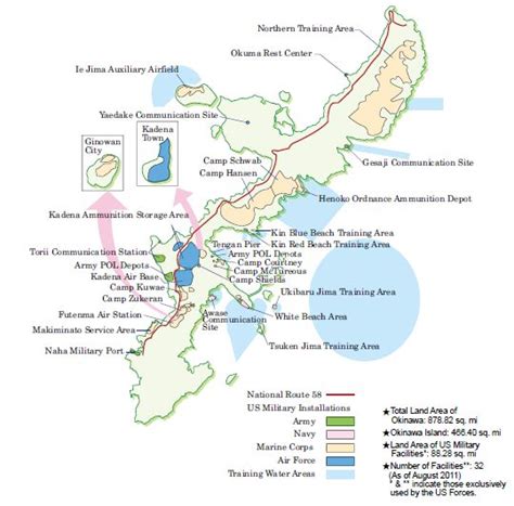 Okinawa Map Military Bases