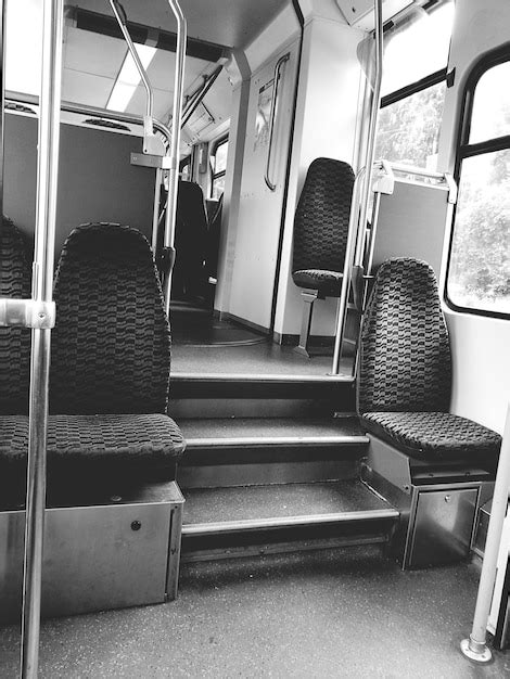 Premium Photo | Interior of tramway